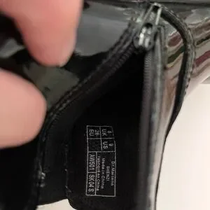 Martens Shoes Dr Martens Black Patent Leather Boots Poshmark